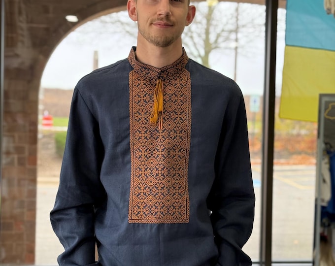 Vyshyvanka for man, Shirts with embroidery, Ukrainian vyshyvanka