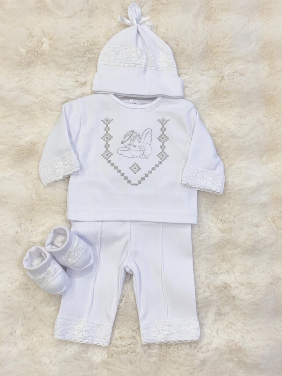 Baptism Outfit for Baby Boy | Embroidered Christening Suit | Baby Boy Formal Wear | Baptism Ceremony Clothing | Newborn Blessing Gift (12)