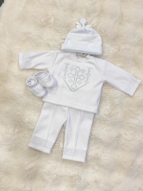 Baptism Outfit for Baby Boy | Embroidered Christening Suit | Baby Boy Formal Wear | Baptism Ceremony Clothing | Newborn Blessing Gift (12)