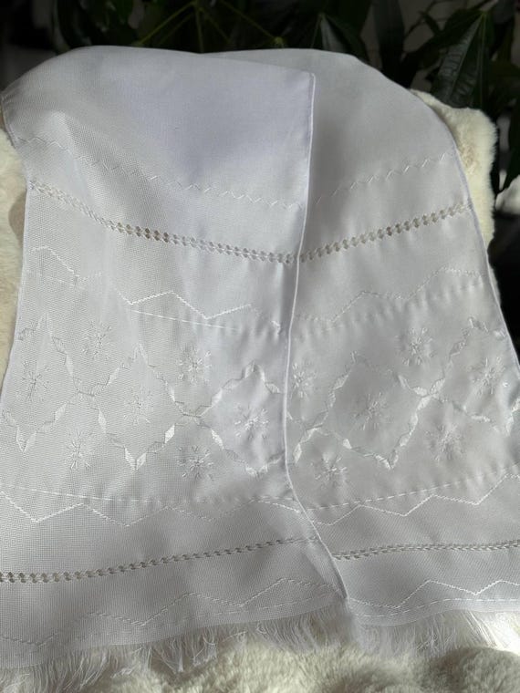 Ukrainian Embroidered Rushnyk Wedding Towel | Traditional Handmade Wedding Ceremony Towel | In Stock in USA | Вишитий Рушник (23)