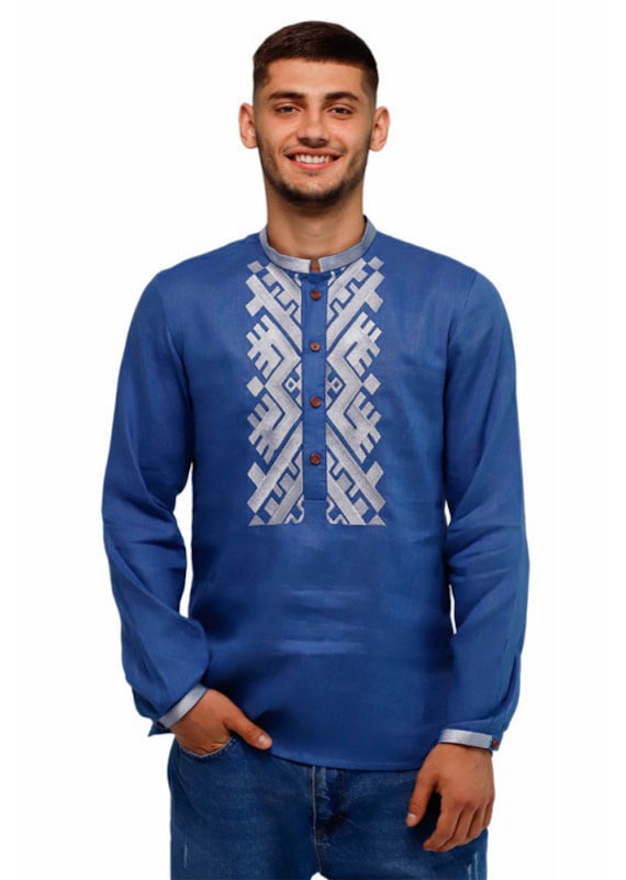 Ukrainian Vyshyvanka | Men's Embroidered Shirt | Вишиванка | Ukraine Vintage Sorochka Gift for Him | Handmade Ukrainian Clothing (8)