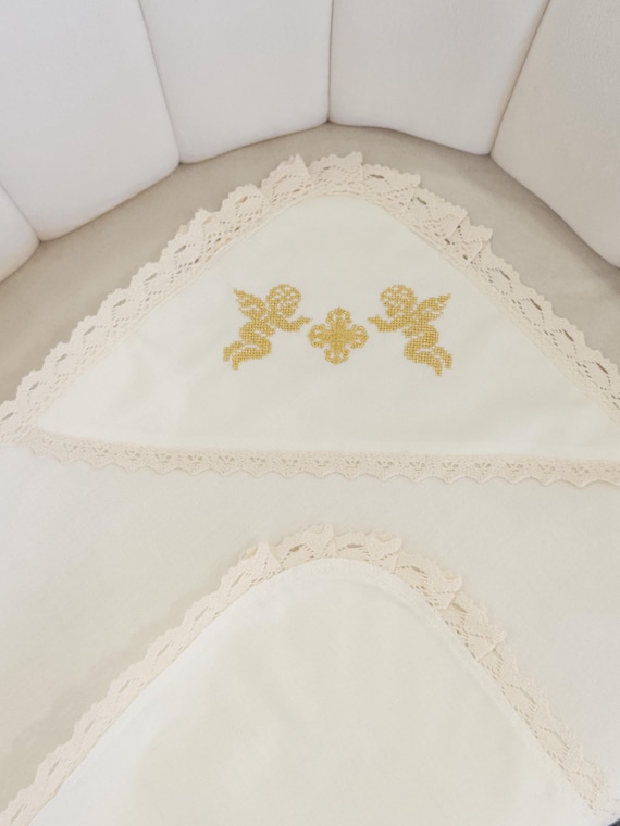 Embroidered Baptism & Christening Kryzhma for Baby | Baptism Gift for Kids, Children (3)