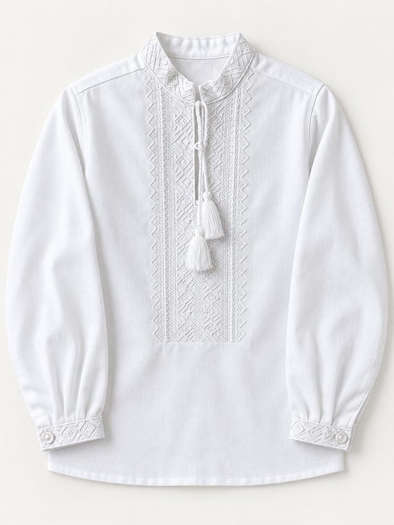 Embroidered Vyshyvanka Shirt for Boys | Ukrainian Embroidery Shirt | Traditional Ukrainian Style Gift in Stock in USA | Вишиванка у США