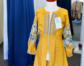 Embroidered Vyshyvanka Dress for Girls | Ukrainian Embroidery Dress | Traditional Ukrainian Style in Stock in USA | Вишиванка у США