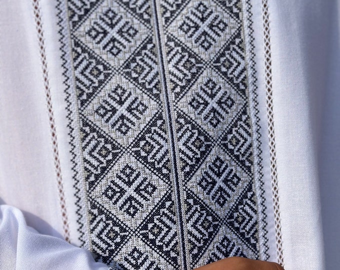 Ukrainian Vyshyvanka | Men's Embroidered Shirt | Вишиванка | Ukraine Vintage Sorochka Gift for Him | Handmade Ukrainian Clothing (73)