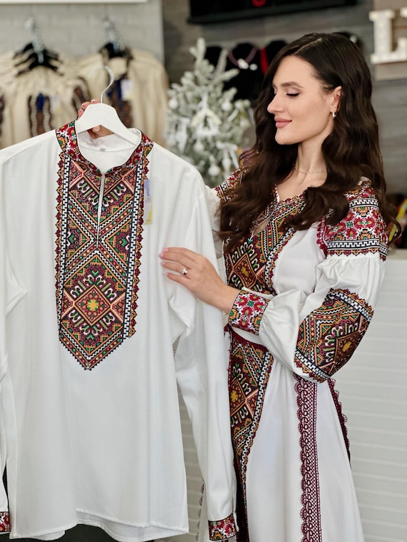 Ukrainian Vyshyvanka | Men's Embroidered Shirt | Вишиванка | Ukraine Vintage Sorochka Gift for Him | Handmade Ukrainian Clothing (11)