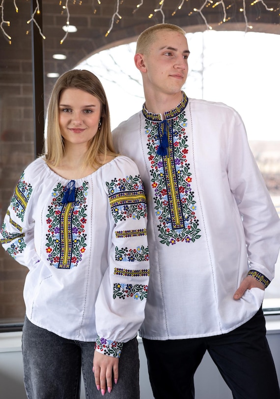 Vyshyvanky for Couple | Ukrainian Embroidered Shitrs for Man and Women | Vyshyvanky in USA | Delivery 2-5 days | Luxart | Lana’s Vyshyvanky