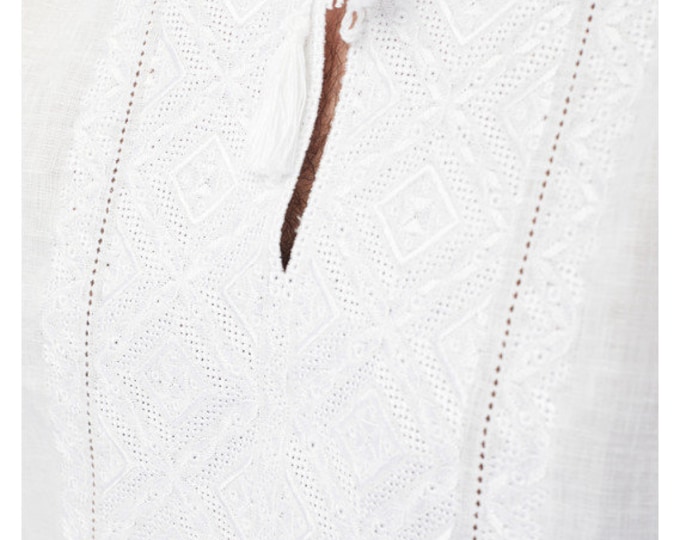 Ukrainian Vyshyvanka | Men's Embroidered Shirt | Вишиванка | Ukraine Vintage Sorochka Gift for Him | Handmade Ukrainian Clothing (52)