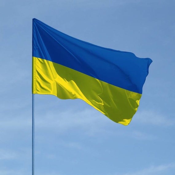 Ukrainian Flag | Blue and Yellow Flag of Ukraine | Patriotic Ukrainian Symbols | In Stock in USA | Прапор України у США