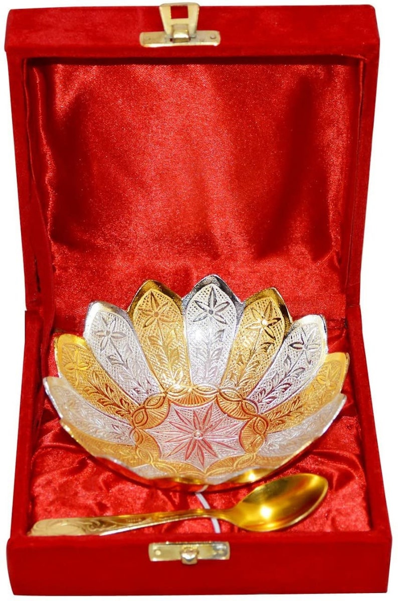 Return Gifts German Silver Bowls Serving Prasad or Bhog Etsy
