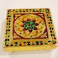 Chowki with handmade work| Chaurang| stool for God| Table for God Idols| Return Gifts| Decor| Pooja item| bajot| navratri