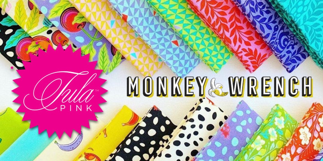 OOP Tula Pink Monkey Wrench Full Collection 19 FQ Pack 18 X 22 Etsy