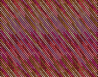 OOP Tula Pink Acacia pixel dot pomegranate 1 yard