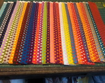 Kaffe Fassett SPOTS - 30 strisce x 2,5" x WOF