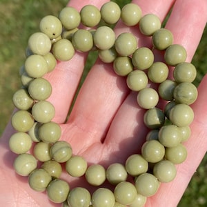 Natural Alashan Agate Gemstone Beaded Bracelet - Natural Stone - 8mm - 7.5&quot; - Gemstone Healing - Yoga Jewelry