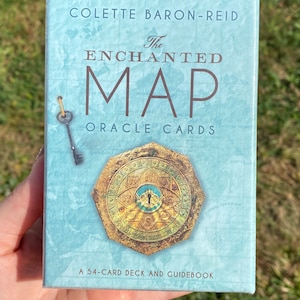 Cartas del oráculo The Enchanted Map: baraja de 54 cartas y guía - Collete Baron-Reid - Tarot - Adivinación - Auténtico - Directamente del editor