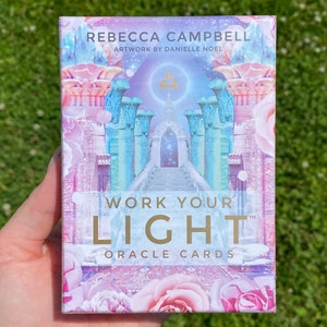 Cartas del oráculo Work Your Light: baraja de 44 cartas y guía: Rebecca Campbell, tarot, auténtico, directamente del editor
