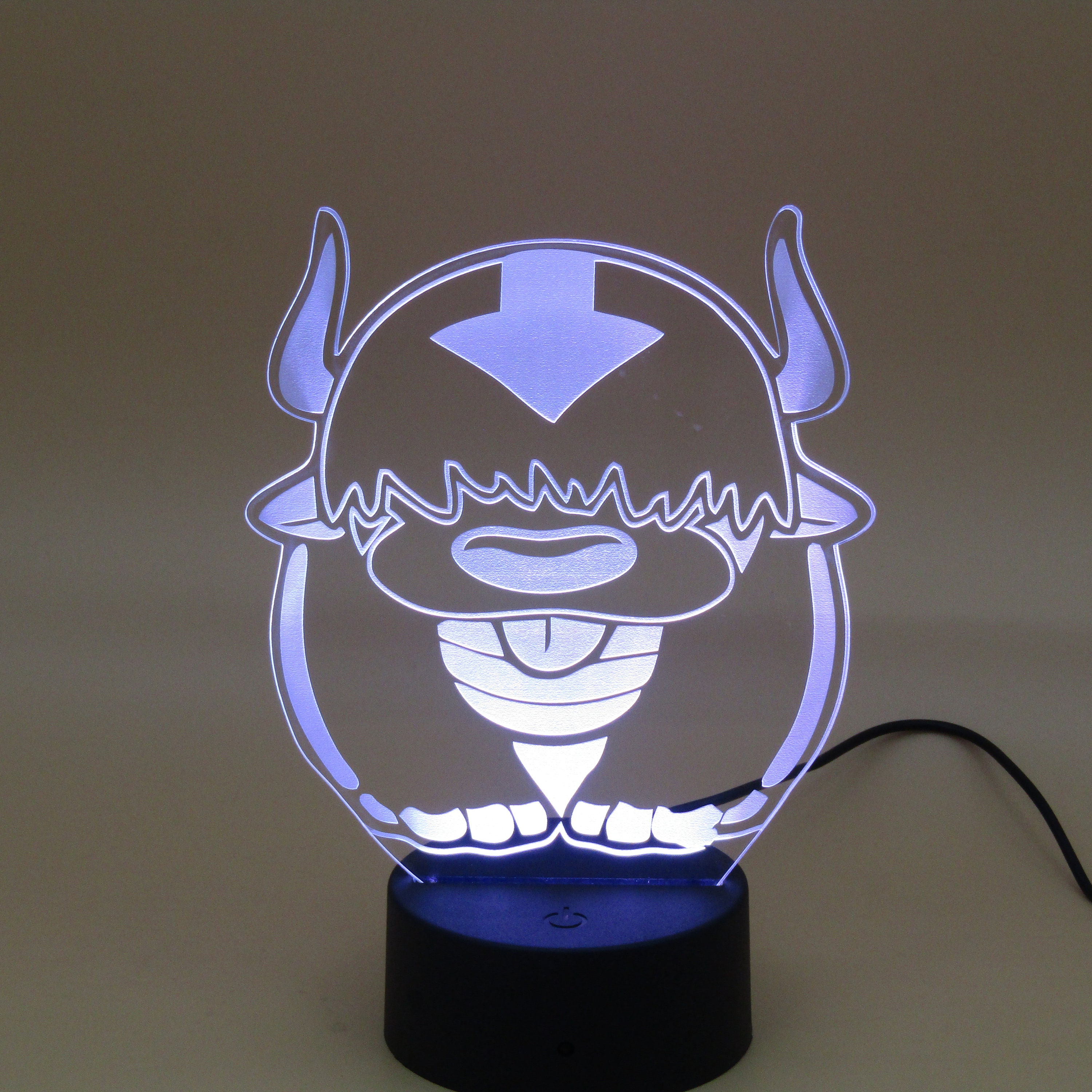 3D Appa Lamp Avatar The Last Airbender Nightlight For Kids Child Room Decor 3D Appa Lamp Avatar The Last Airbender Nightlight For Kids Child Room Decor