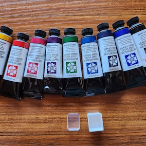 Square Watercolor Pan 0.5ml, Acrylic Watercolor Square