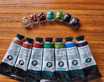 Daniel Smith Primatek Watercolor Paints - 36 Colors - 1 ML Quarter Pans