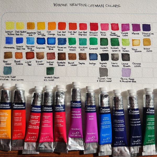 Winsor Newton Cotman Watercolor - - Individual Quarter Pans 1 ML Listing