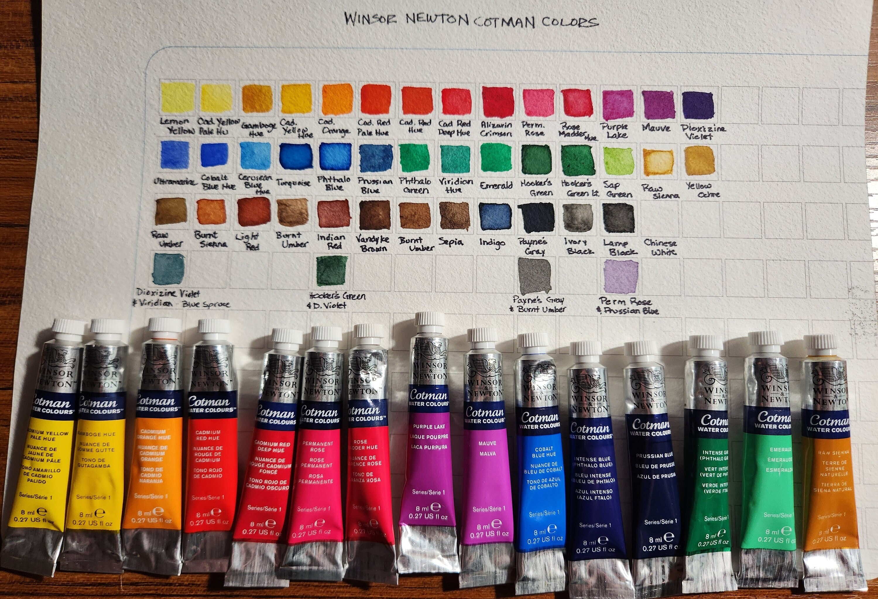 Daniel Smith Luminescent Watercolor Paint Set 48 Colors Full Set