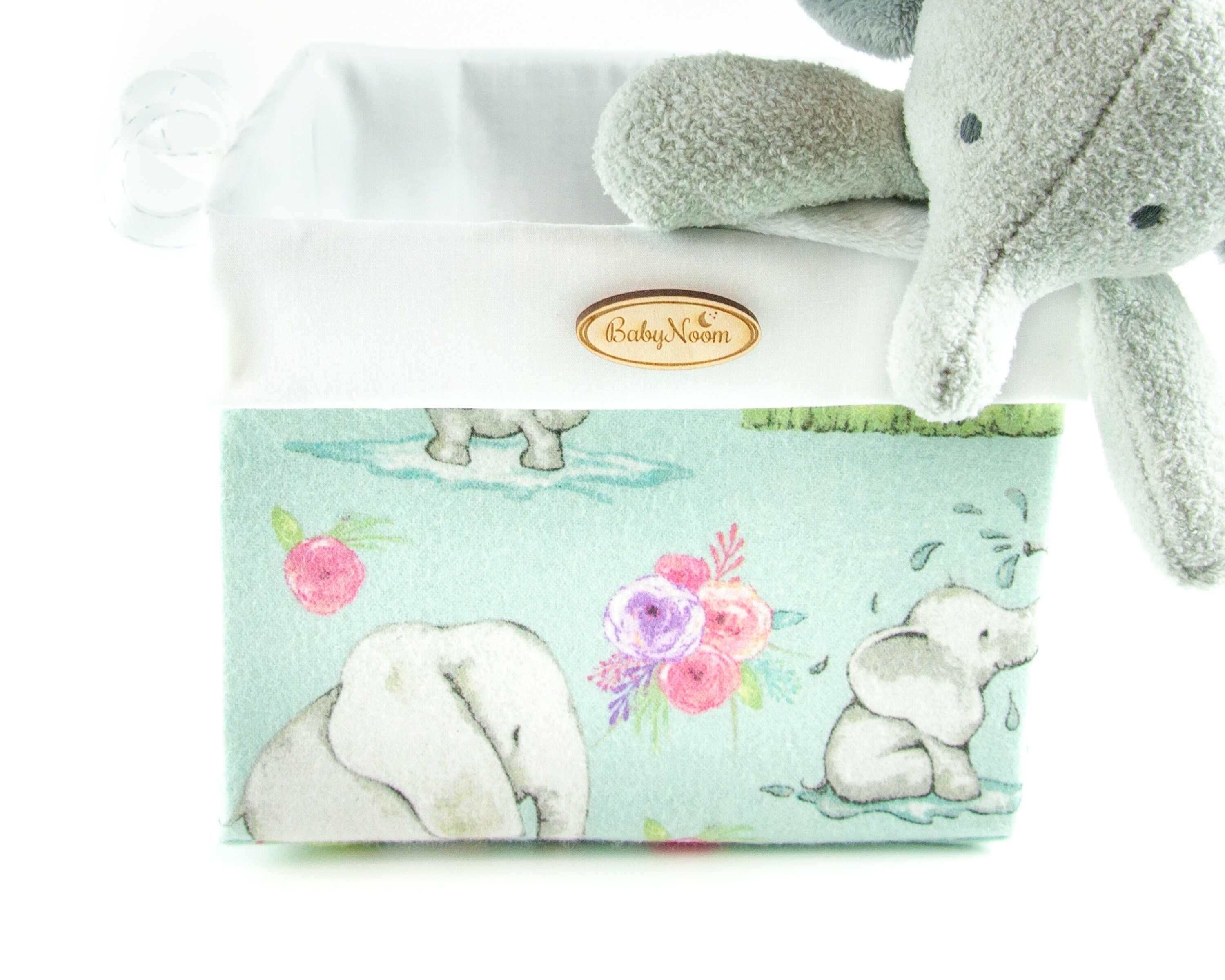 Elephant Baby Gift Basket New Mom Gift Basket Elephant Baby Etsy