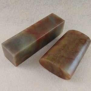 Special Offer: 2 Piece of Chinese Seal Custom Birthday Gift Handmade Stone Stamp by Chisel Carve Name Chop for Calligraphy Painting E153