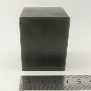 4*4*5cm Dark Green Stone Chinese Seal Custom Chinese Name Stamp Carve Signature Chop for Calligraphy and Painting E029