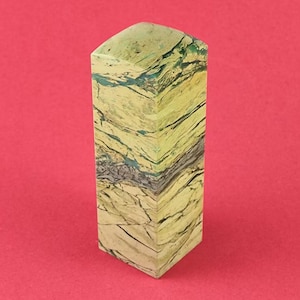 A Chinese Seal Green Natural Stone Stamp Custom Chop with Chinese Name Signature Hanko from Confucius Hometown E421