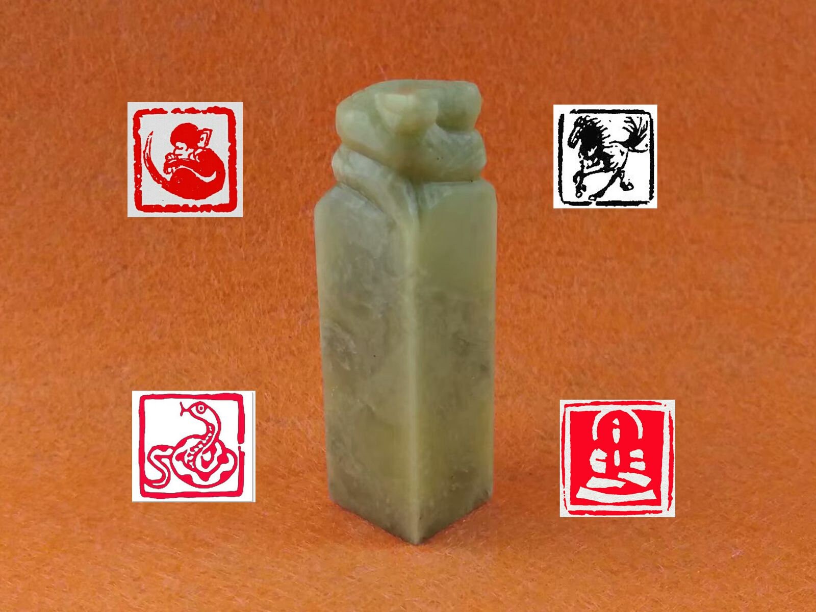 Snake Chinese Seal Stamp Chop Chisel Carve Name for Etsy