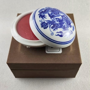 60g Red Ink Paste for Chinese Seal Stamp Color Calligraphy Painting Yinni Pot Pad E326
