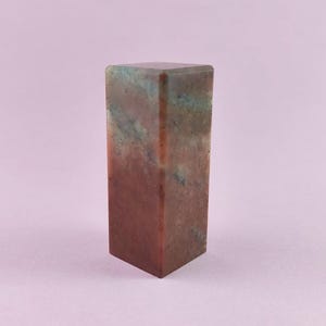 Premium Custom Handmade Zhejiang Red Stone Personal Engraved Signature Seal Stamp Stamper Signet 2x2x5cm Gift for Collectors E556