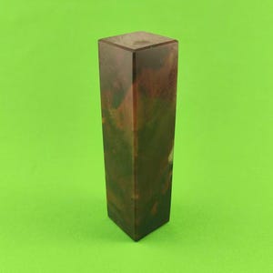 Exquisite Handmade Custom Chicken Blood Stone Signet Seal Stamp Stamper Customize Gift Artifact from Guilin Guangxi Size 2x2x8cm E562