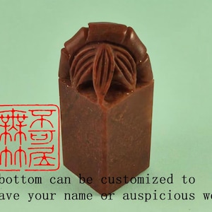 2*2*5cm Chinese Seal Handmade Stone Stamp Chop Chisel Carve Name Calligraphy Painting Custom Kanji Customized Hanko Bamboo Shaped E499