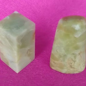 2 Piece of Stone Seal Chinese Seal Customized Stamp Chop Chapter Stamper Birthday Gift E373