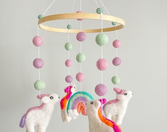 Unicorn felt mobile/Unicorn crib mobile/Unicorn felt toy/Unicorn felt decoration/Unicorn crib decor/Unicorn mobile for boy/Fairytale mobile