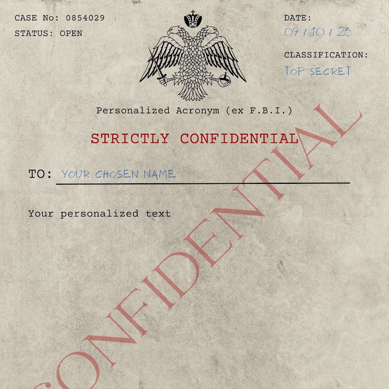 Top Secret Envelopes - Etsy