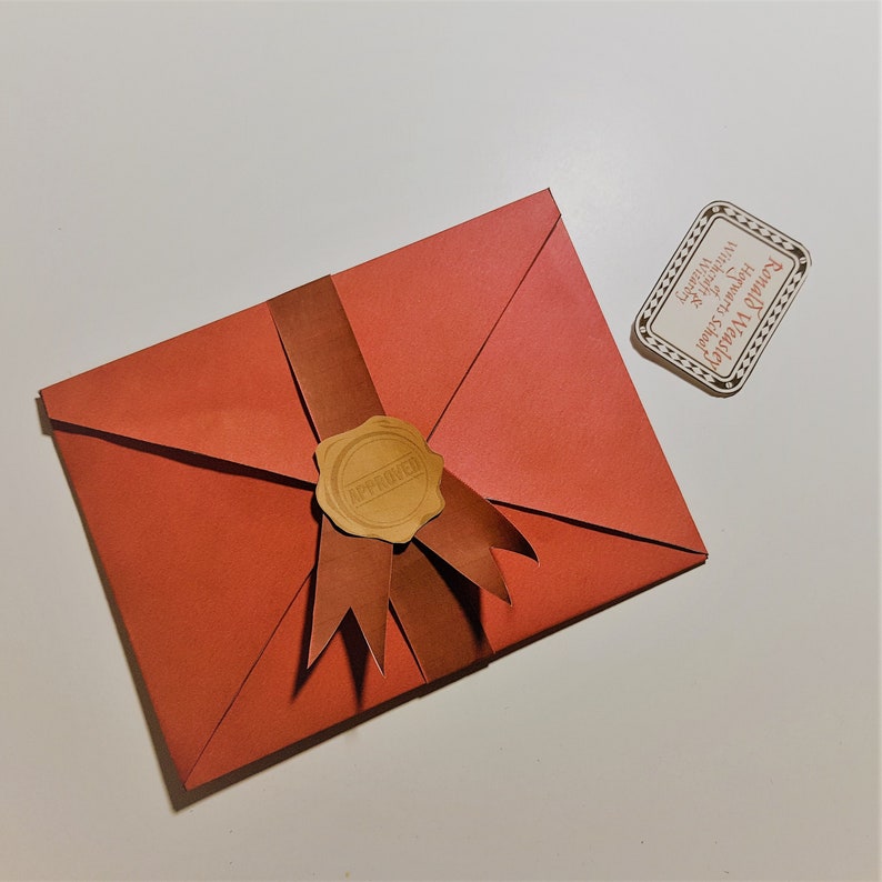 Printable Howler Ron Weasley Envelope With Seal Angry Letter - Etsy