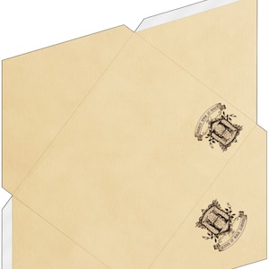 Escuela de Magia Sobre imprimible Carta de aceptación Mago Fiesta de cumpleaños Evento Invitación Escuela de brujería