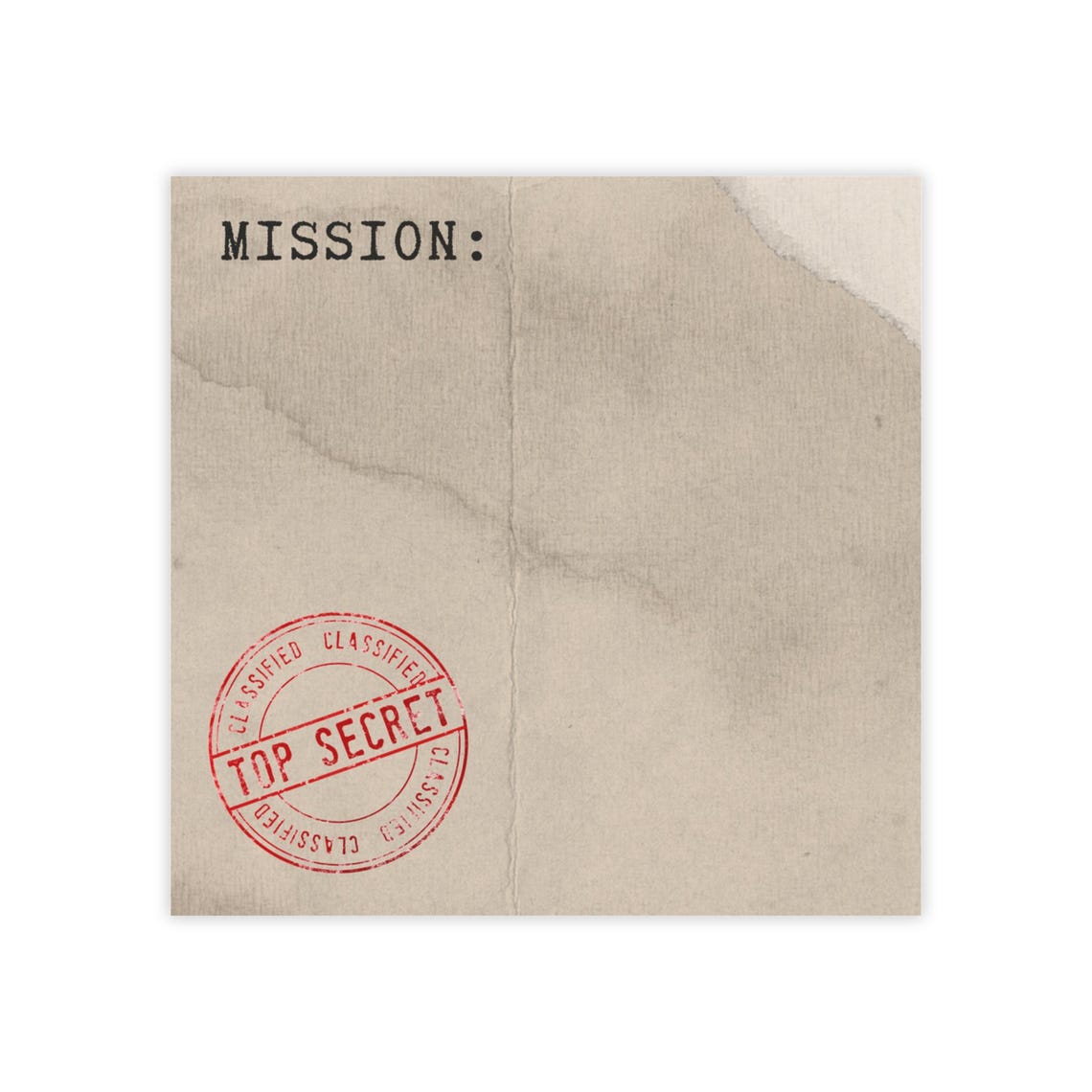 Top Secret Mission Sticky Notes | Spy Aesthetic Stationery, Funny To-do ...