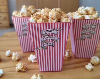 Printable Every Flavour Popcorn Box: Wizard Party Favor (PDF)