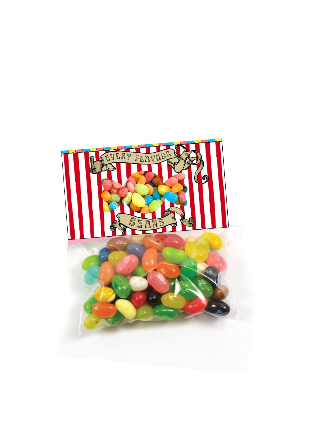 Printable Every Flavour Beans Toppers Wizard Themed Party Props Jelly ...