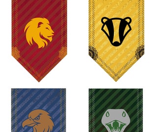Printable Magic School Animal Banners DIY Garland For Witchy Themed Party Decoration