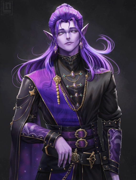 Custom DnD Character Portrait: Semi-Realistic Digital Art Commission (9x12" JPG & PDF File)
