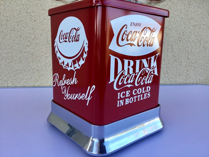 Distributeur De Bonbons Victor Topper Deluxe Usa 1950 Thème Coca Cola