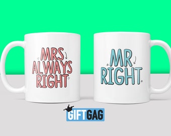 Set of Mr & Mrs c**t mugs Funny/rude/naughty/offensive/Birthday/Valentines mugs 