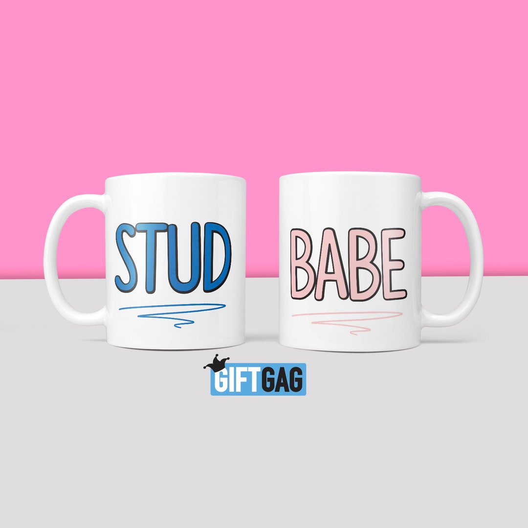 Rude Mug Set, King And Queen Cunt Of Cuntingdom, Rude Gift, Couples