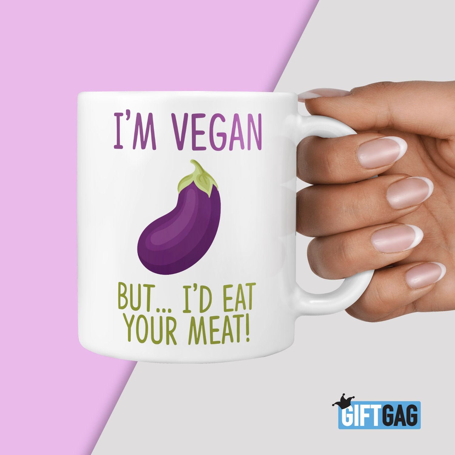 I m Vegan But I d Eat Your Meat Gift Mug Funny Gifts For Vegans Present Anniversary Valentine s Day HumourVegetarian Vegans Healthy