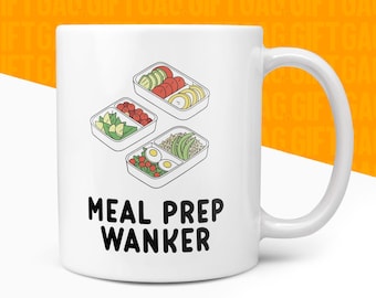 Taza divertida y grosera de regalo para preparar comidas, ideal para cumpleaños de amigos, hermanas, novias, fitness, comida saludable, preparar comidas, gimnasio.